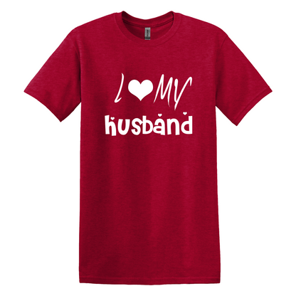 I Love My Hubby T-Shirt | Trendy Short Sleeve Casual Summer Fashion Valentine Day Gift - 100% Cotton T Shirts