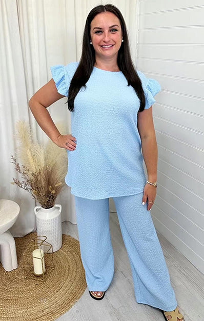 Super Soft Pop Corn Loungewear Turquoise