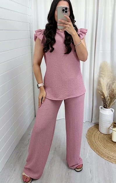 Super Soft Pop Corn Loungewear Hot Pink