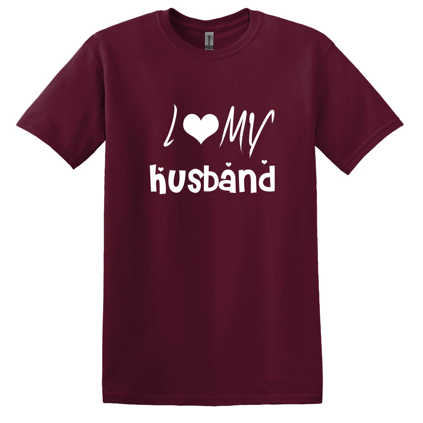 I Love My Hubby T-Shirt | Trendy Short Sleeve Casual Summer Fashion Valentine Day Gift - 100% Cotton T Shirts