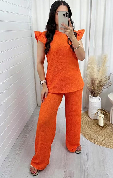 Super Soft Pop Corn Loungewear Orange