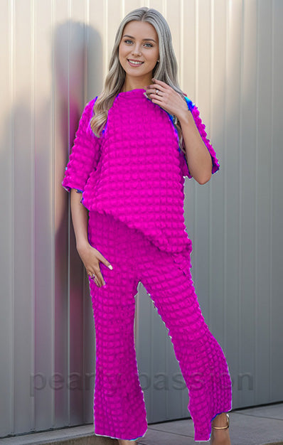 Bubble Lounge wear Fuchsia