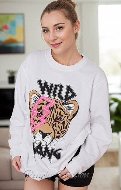 WILD THANG Sweatshirt Beige