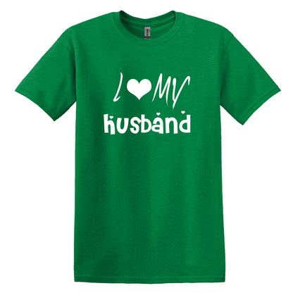 I Love My Hubby T-Shirt | Trendy Short Sleeve Casual Summer Fashion Valentine Day Gift - 100% Cotton T Shirts