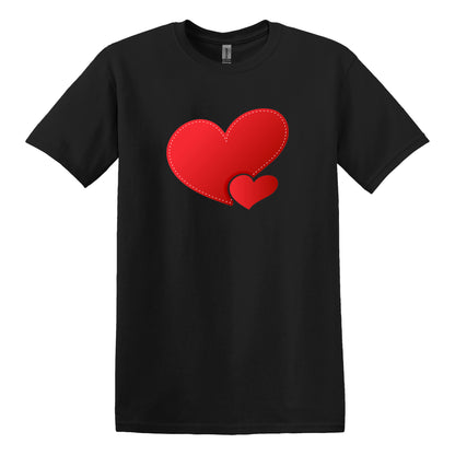 Valentine T Shirt Designs - Heart Designs - Lovejoy Tshirt Design Gift For Her -  Love  Tshirt For Women - 100% Cotton Casual Summer Top