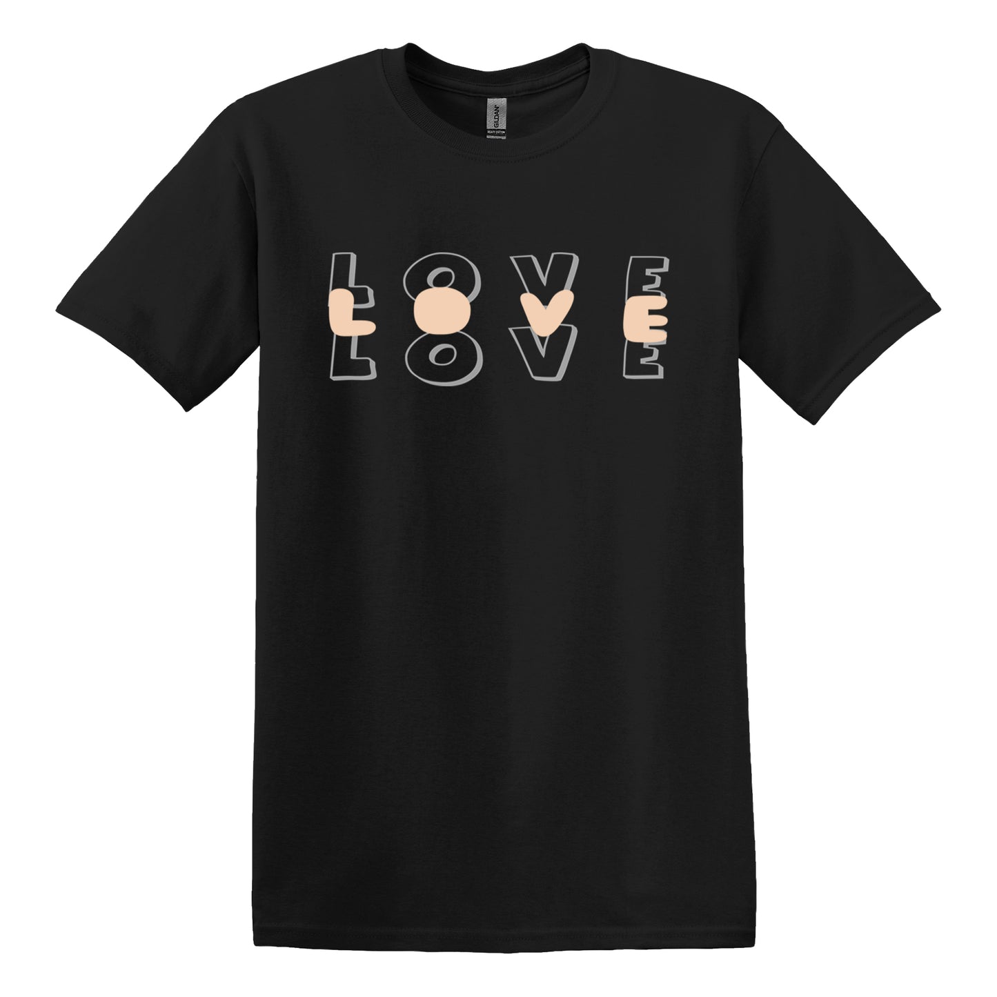 Valentine T Shirt Designs - Heart Designs - Lovejoy Tshirt Design Gift For Her -  Love Tshirt For Women - 100% Cotton Casual Summer Top