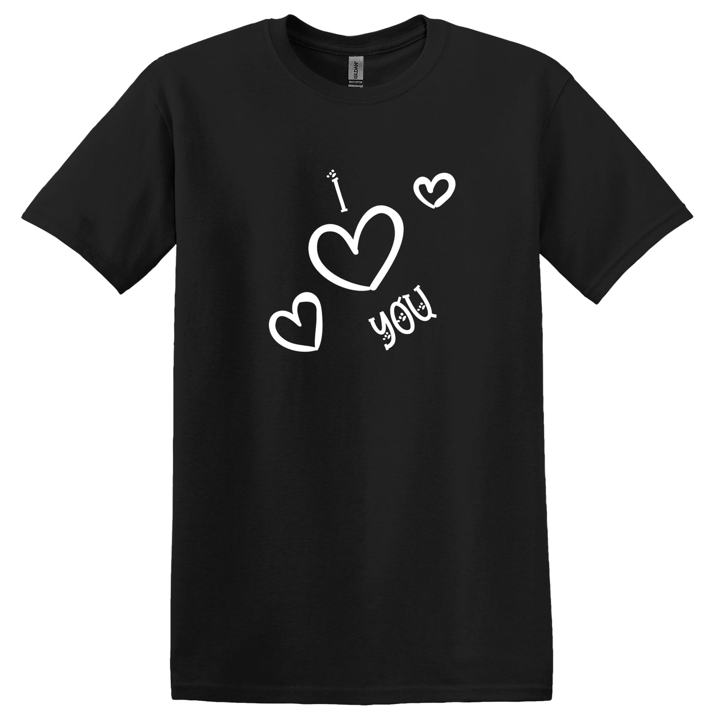 Valentine Day TShirt - Express Your Love with Valentine Day Gift I Love You Casual Summer T-Shirt Tops - 100% Cotton T Shirts