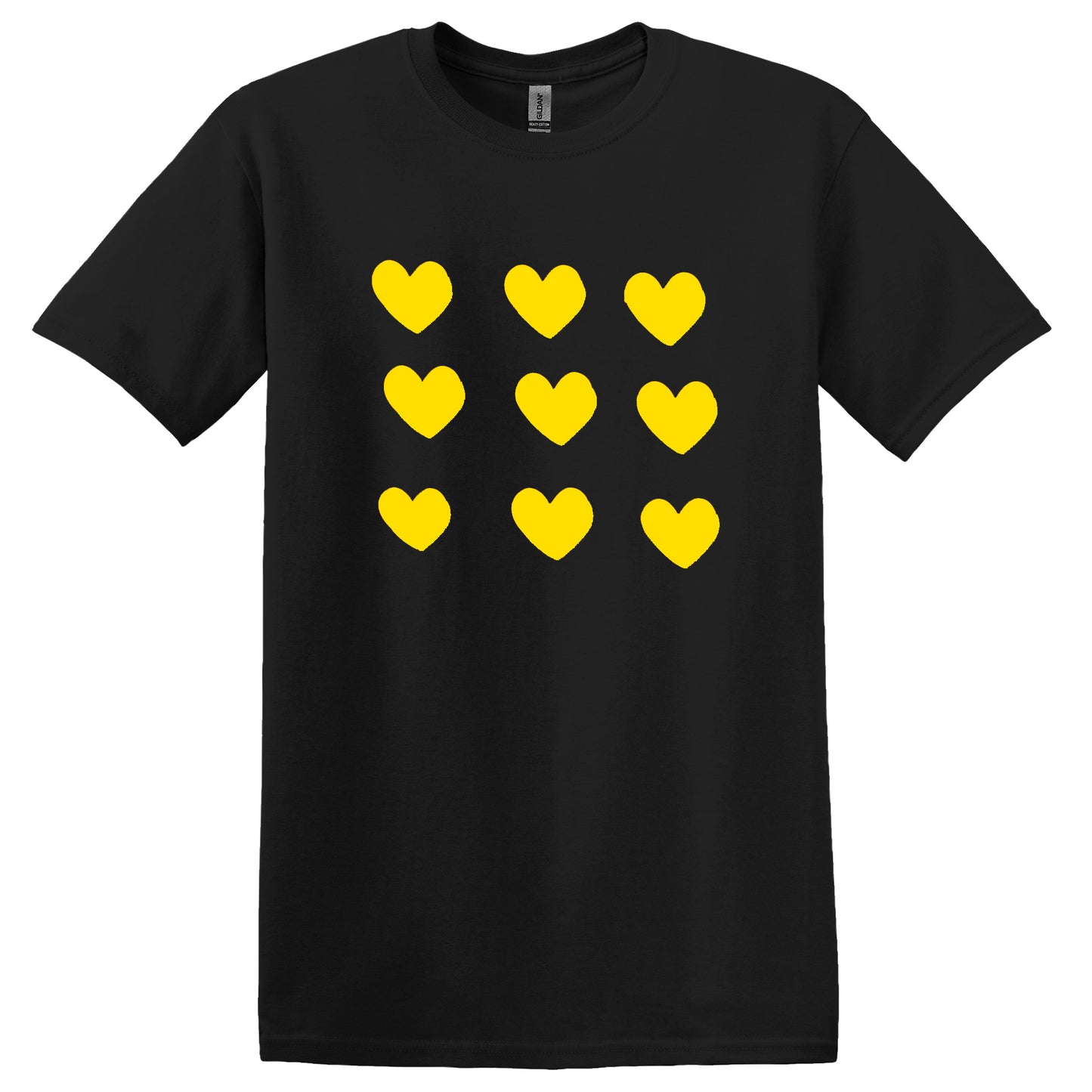 Valentine's Day Women's Tee - Stylish Short Sleeve Gift for Her - Casual Summer Cotton Hearts T-Shirt