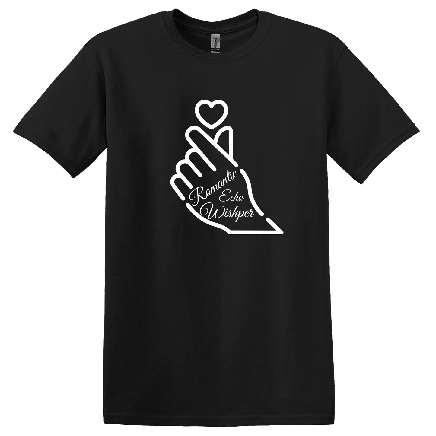 Romantic Echo Whisper Valentine Day T-Shirt for Casual Summer Tops Valentine Shirts