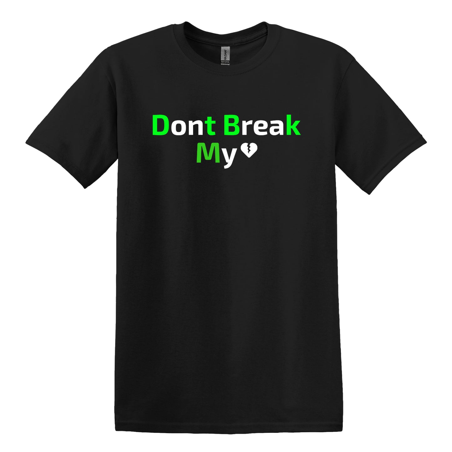 Valentine's Day T-Shirt - "Don't Break My Heart" Romantic Love Gift - Casual Summer Tops - 100% Cotton Tee