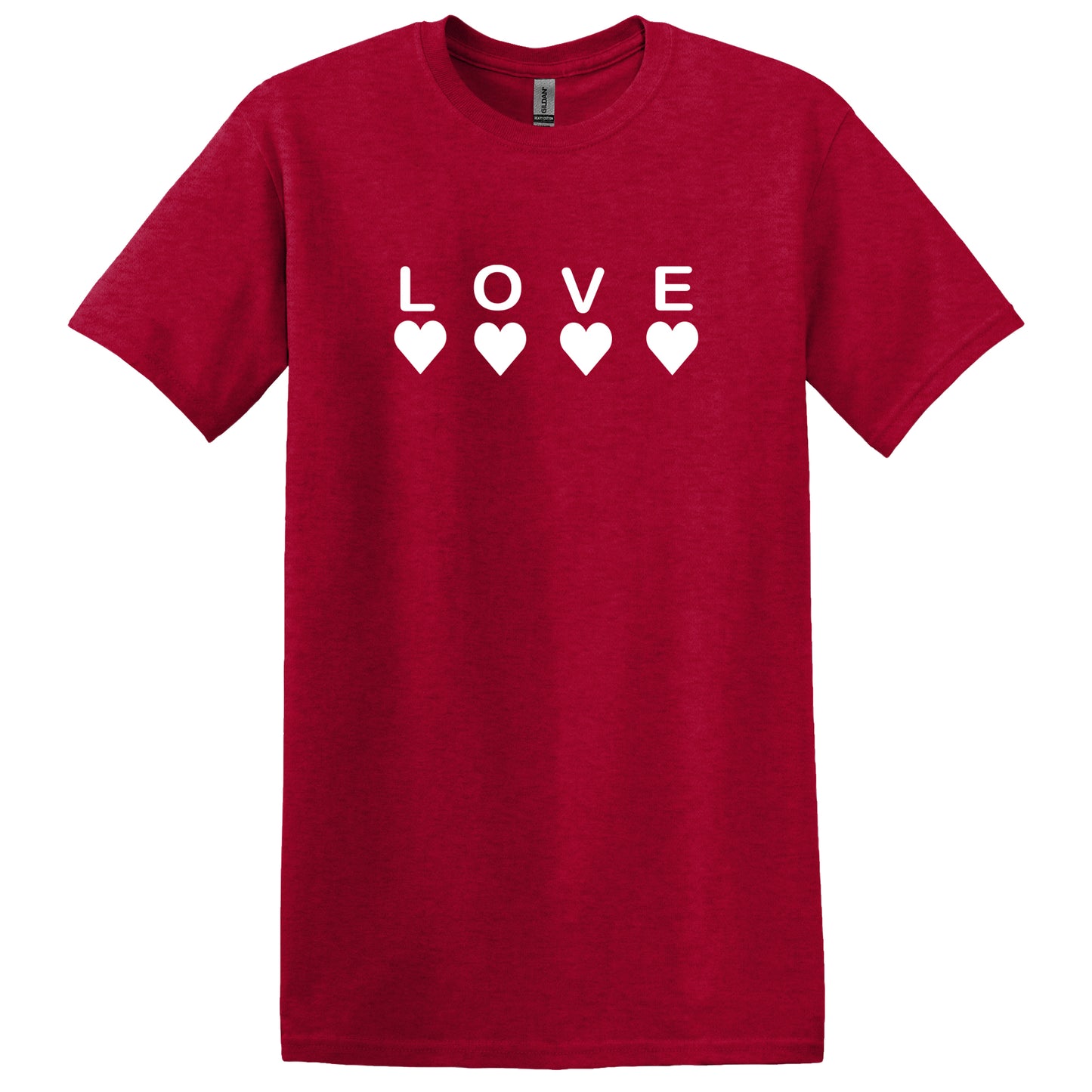 Valentine T Shirt Designs - Heart Designs - Lovejoy Tshirt Design Gift For Her -  Love  Tshirt For Women - 100% Cotton Casual Summer Top