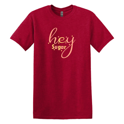 Valentine T Shirt Designs - Heart Designs - Lovejoy Tshirt Design Gift For Her - Hey Love Tshirt For Women - 100% Cotton Casual Summer Top