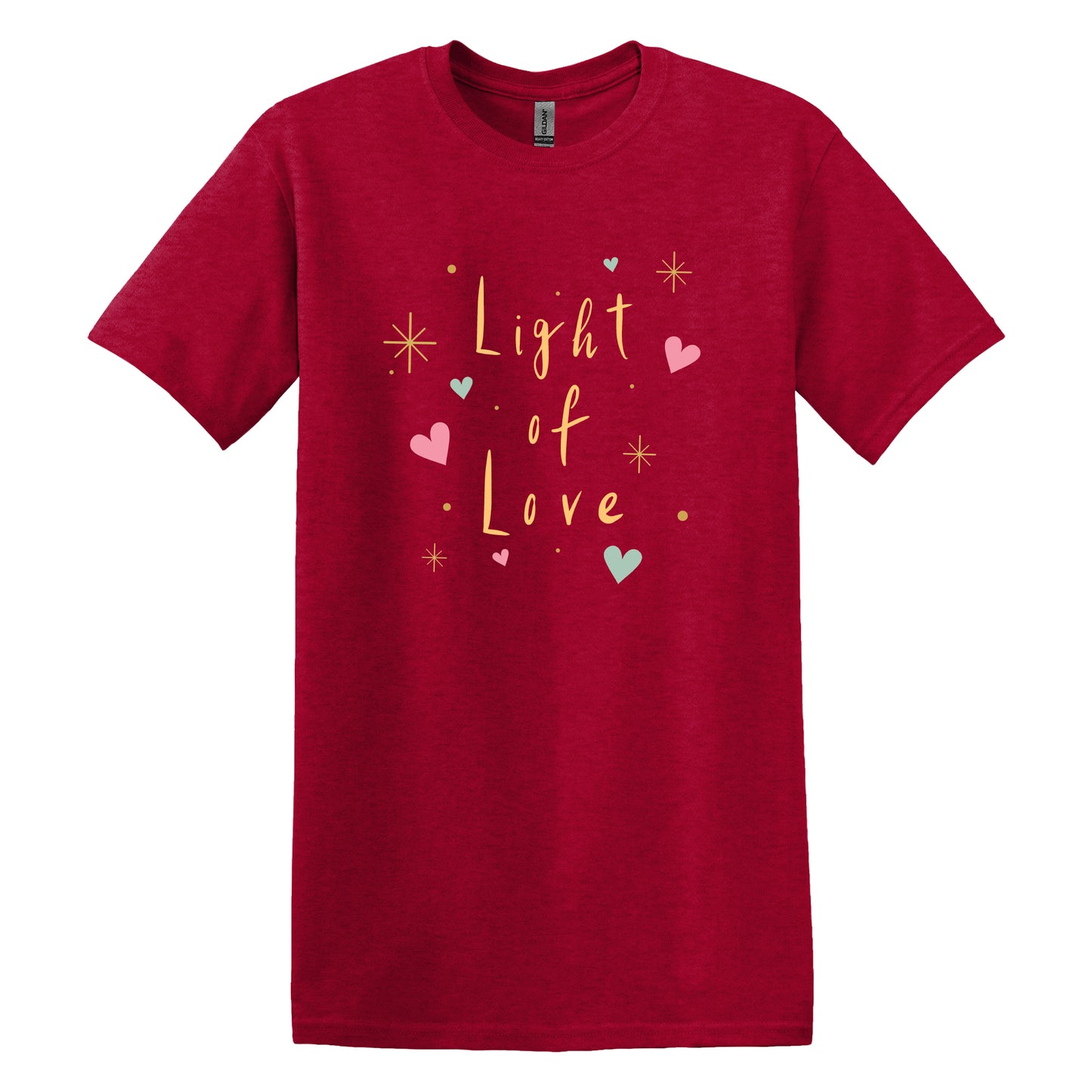 Valentine T Shirt Designs - Lovejoy Tshirt Design Gift For Her - Light Of Love Tshirt For Women - 100% Cotton Casual Summer Top Tee