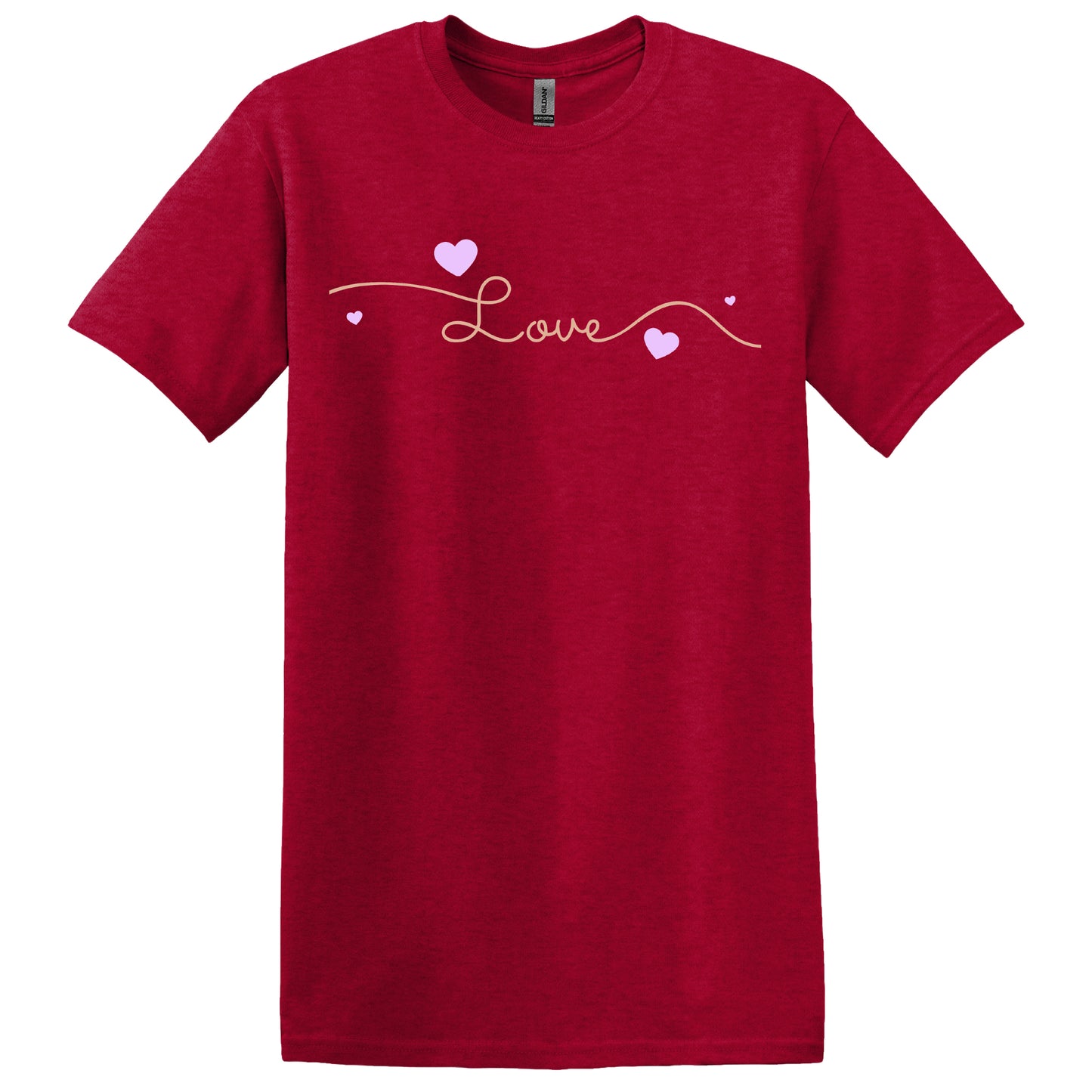 Valentine T Shirt Designs - Heart Designs - Lovejoy Tshirt Design Gift For Her - Love Tshirt For Women - 100% Cotton Casual Summer Tee Top