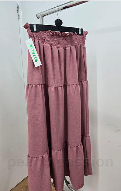 Sheering Gypsy Maxi Skirt