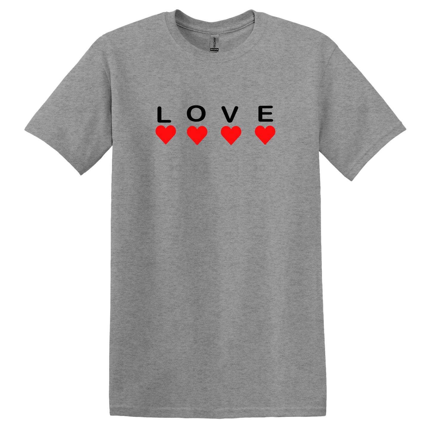 Valentine T Shirt Designs - Heart Designs - Lovejoy Tshirt Design Gift For Her -  Love  Tshirt For Women - 100% Cotton Casual Summer Top