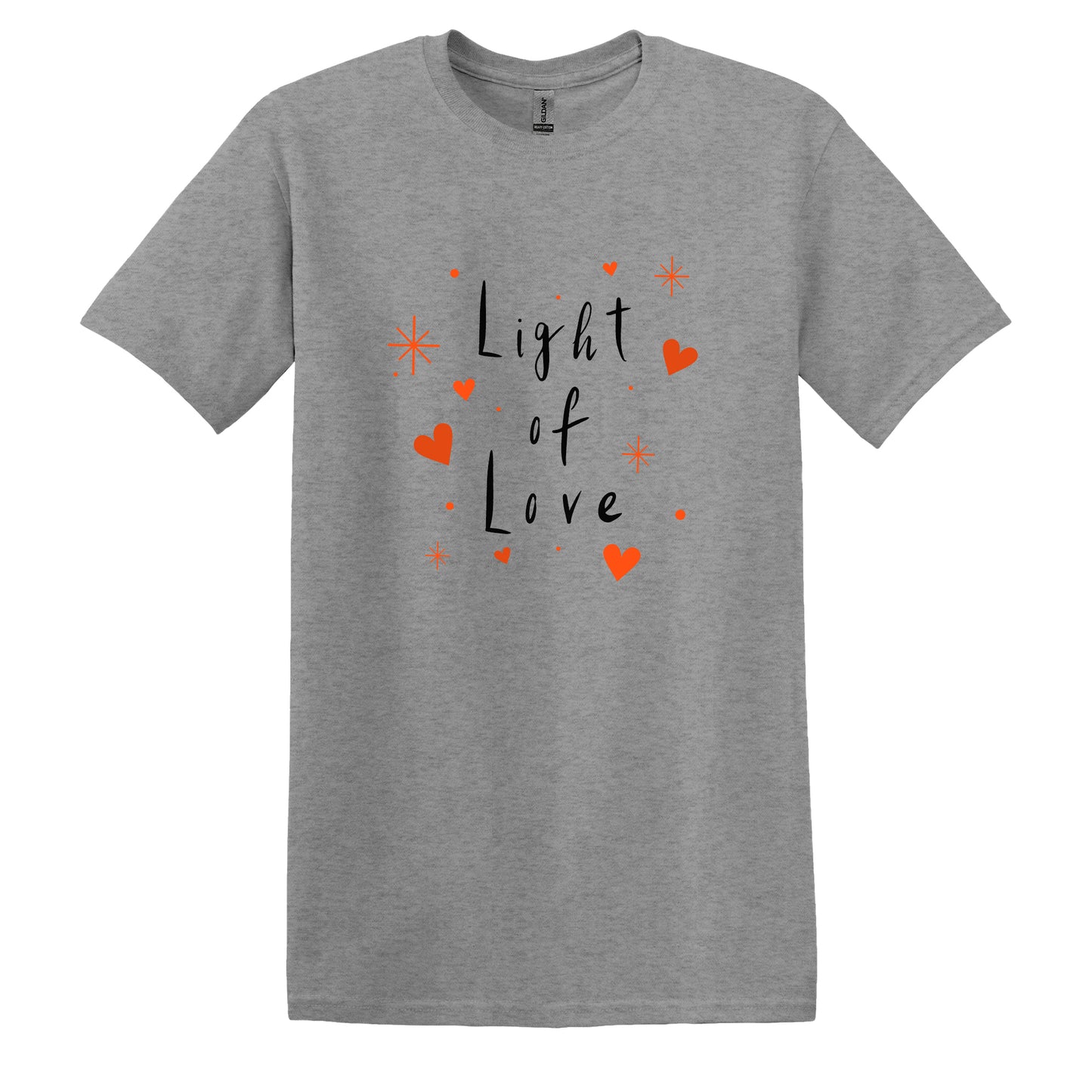 Valentine T Shirt Designs - Lovejoy Tshirt Design Gift For Her - Light Of Love Tshirt For Women - 100% Cotton Casual Summer Top Tee