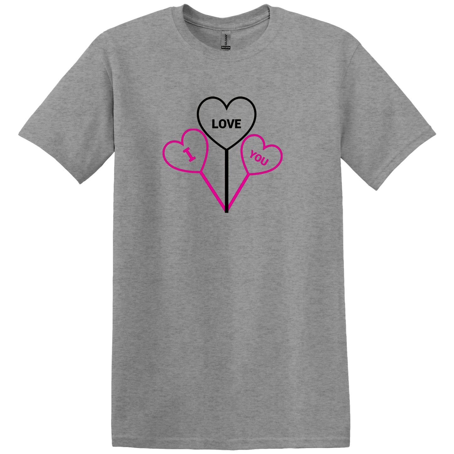 Valentine T Shirt Designs - Heart Designs - Lovejoy Tshirt Design Gift For Her - I Luv You Tshirt For Women - 100% Cotton Casual Summer Top