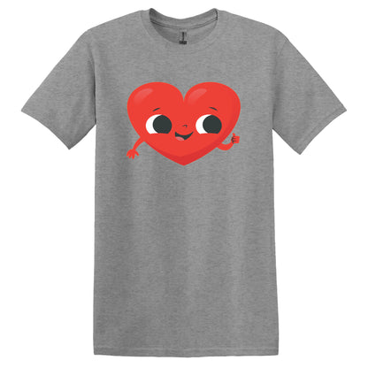 Valentine T Shirt Designs - Heart Designs - Lovejoy Tshirt Design Gift For Her -  Love  Tshirt For Women - 100% Cotton Casual Summer Top