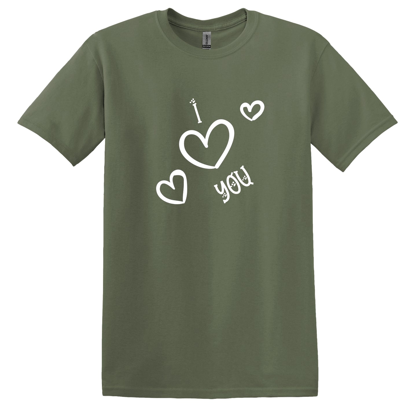 Valentine Day TShirt - Express Your Love with Valentine Day Gift I Love You Casual Summer T-Shirt Tops - 100% Cotton T Shirts