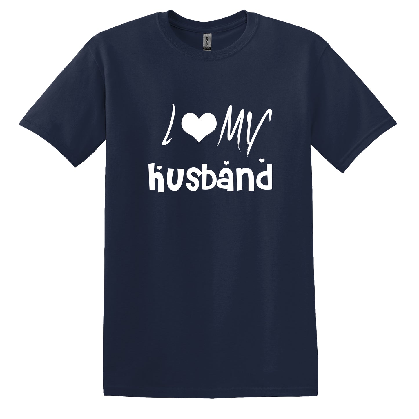 I Love My Hubby T-Shirt | Trendy Short Sleeve Casual Summer Fashion Valentine Day Gift - 100% Cotton T Shirts