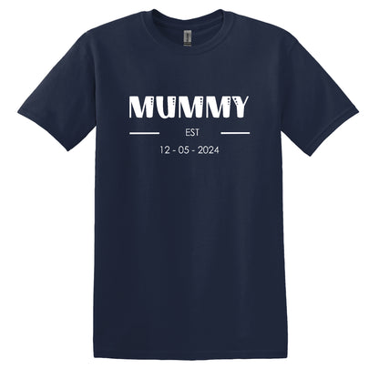 Mothers Day Tshirt - Personalized Mum T Shirts - Gift for Mum - Gift for Her - New Mama Shirt T Shirts for Mums - Pure Cotton