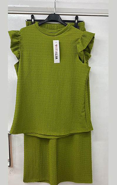 Super Soft Pop Corn Loungewear Lime Green