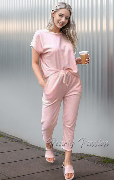 2Pcs Tracksuits Summer Boxy Loungewear Suit