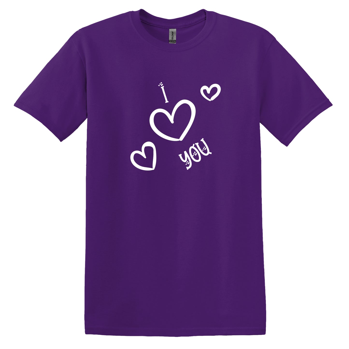 Valentine Day TShirt - Express Your Love with Valentine Day Gift I Love You Casual Summer T-Shirt Tops - 100% Cotton T Shirts