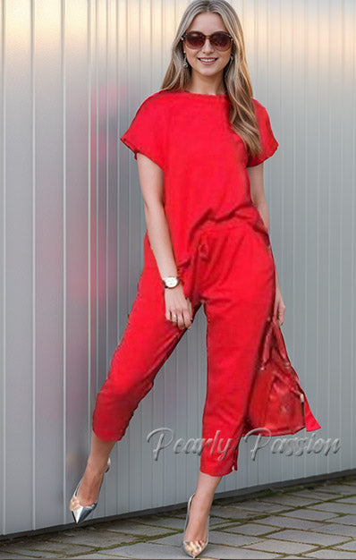 2Pcs Tracksuits Summer Boxy Loungewear Suit