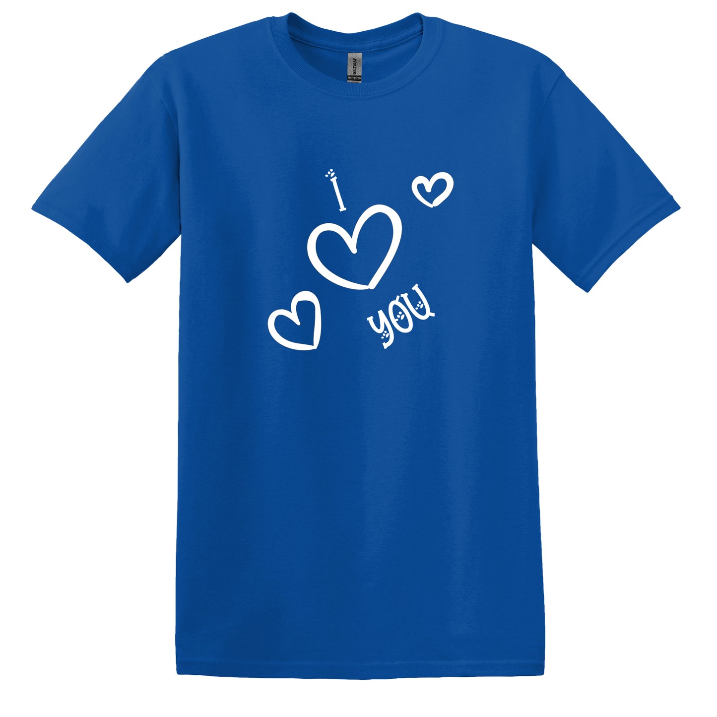 Valentine Day TShirt - Express Your Love with Valentine Day Gift I Love You Casual Summer T-Shirt Tops - 100% Cotton T Shirts