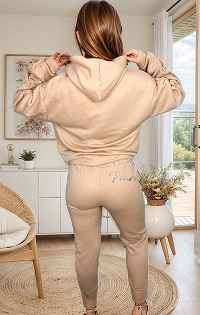 Oversized Hooded Lounge Wear Suit Set