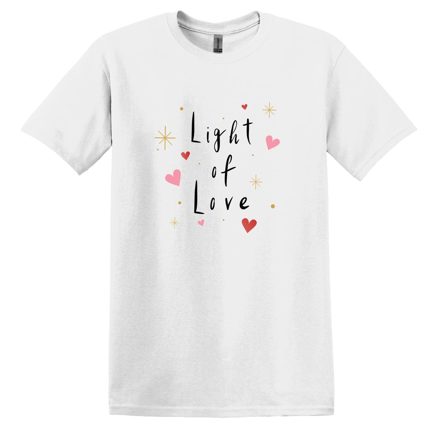 Valentine T Shirt Designs - Lovejoy Tshirt Design Gift For Her - Light Of Love Tshirt For Women - 100% Cotton Casual Summer Top Tee