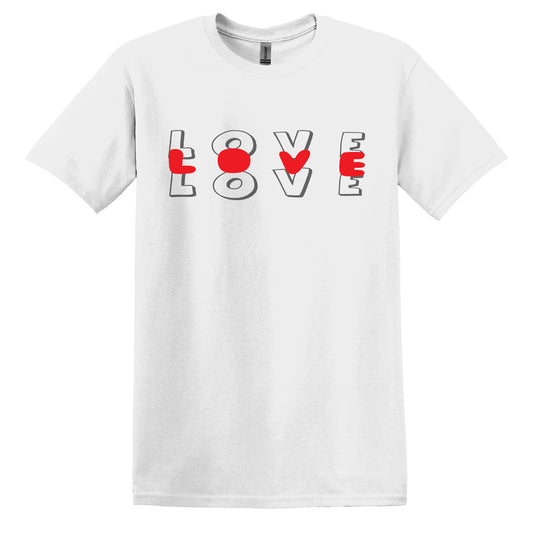 Valentine T Shirt Designs - Heart Designs - Lovejoy Tshirt Design Gift For Her -  Love Tshirt For Women - 100% Cotton Casual Summer Top