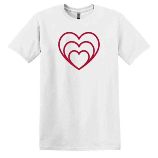 Valentine T Shirt Designs - Heart Designs - Lovejoy Tshirt Design Gift For Her -  Love Tshirt For Women - 100% Cotton Casual Summer Top