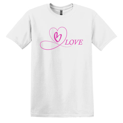 Valentine T Shirt Designs - Heart Designs - Lovejoy Tshirt Design Gift For Her - Be Love Tshirt For Women - 100% Cotton Casual Summer Top