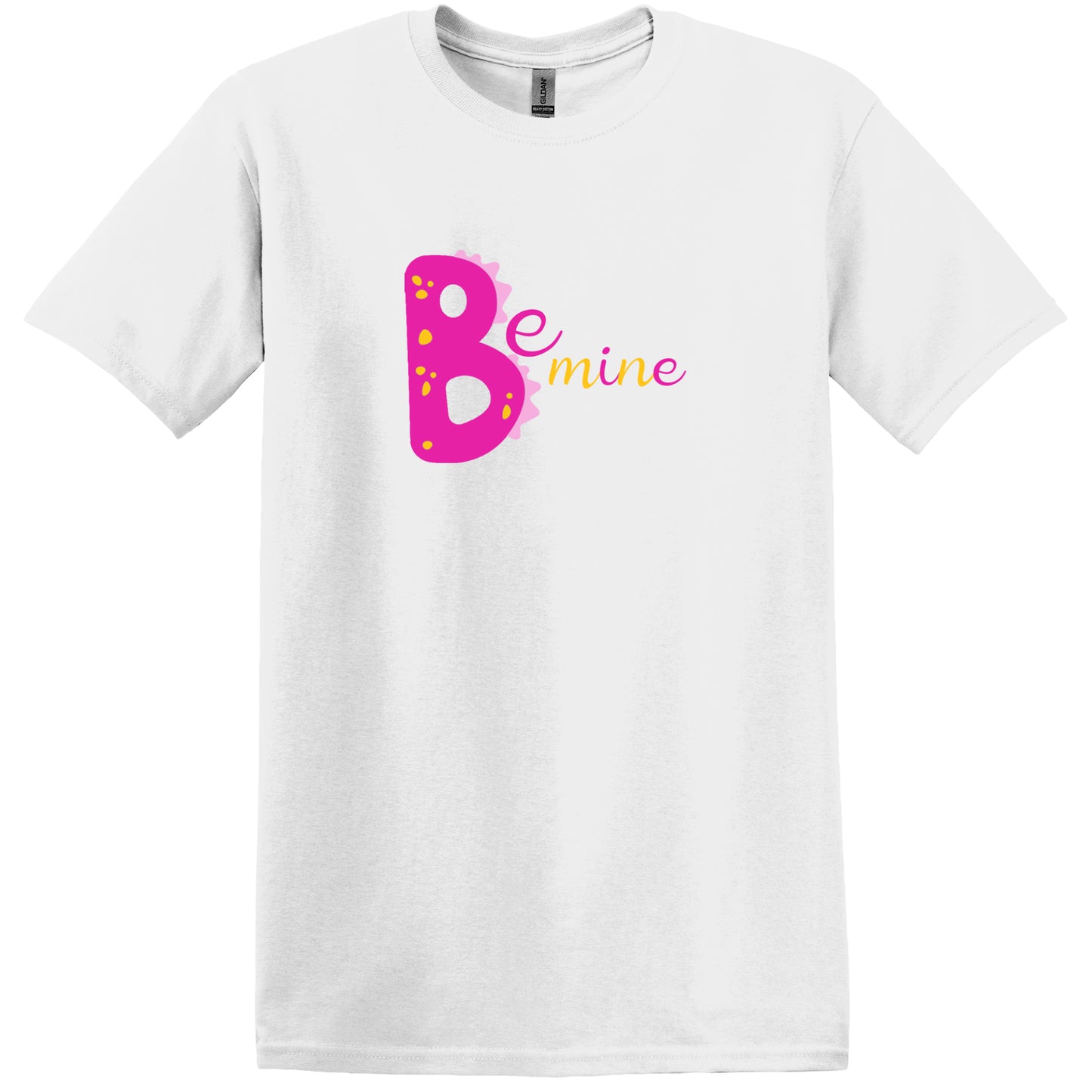 Valentine Be Mine Slogan Tshirt Design