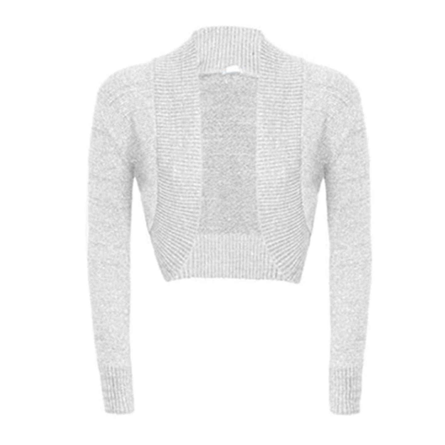 Knitted Lurex Shrug